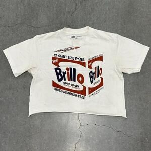 UNIQLO Brillo Soap Pads Cropped T Shirt